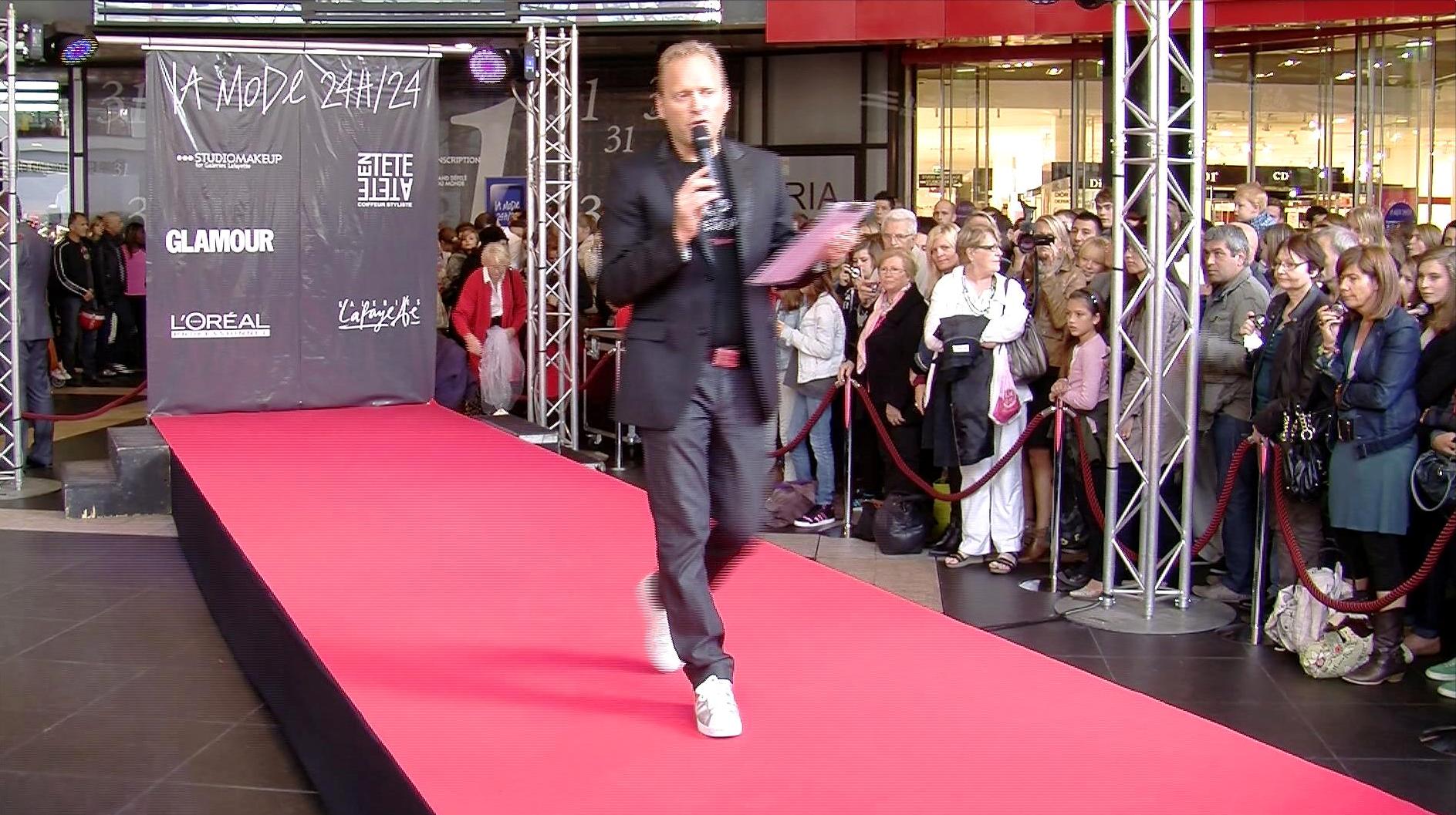 Défilé de mode aux Galeries Lafayette de Lille